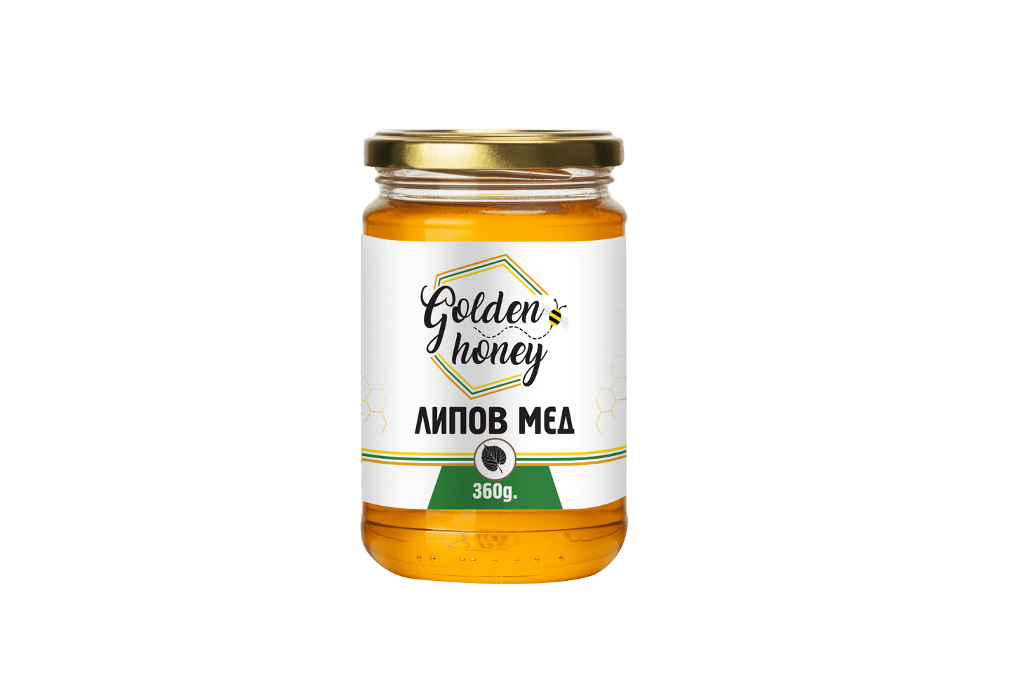 GOLDEN HONEY Липов Мед 360г - My Store