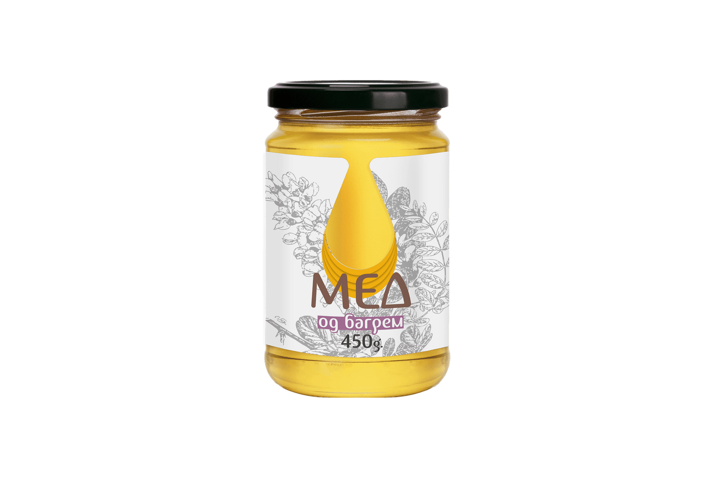Мед од багрем 450г - My Store