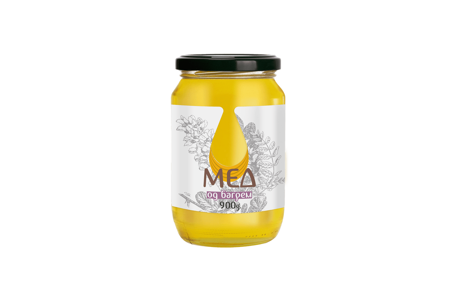 Мед од багрем 900г - My Store